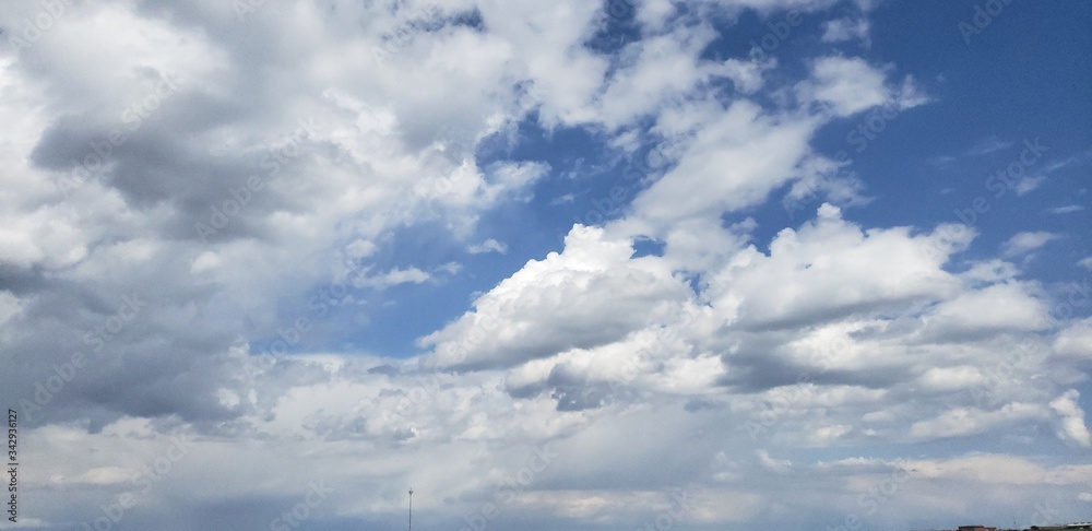 Fototapeta premium blue sky with clouds