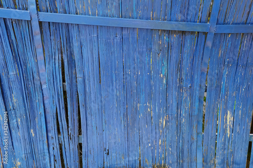 cracked blue paint strips