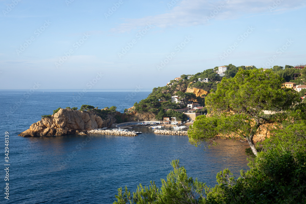 Calanque sur la côte bleue près de Marseille