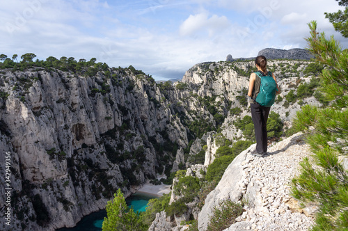 Randonnée à la Calanque d'En-Vau près de Cassis photo