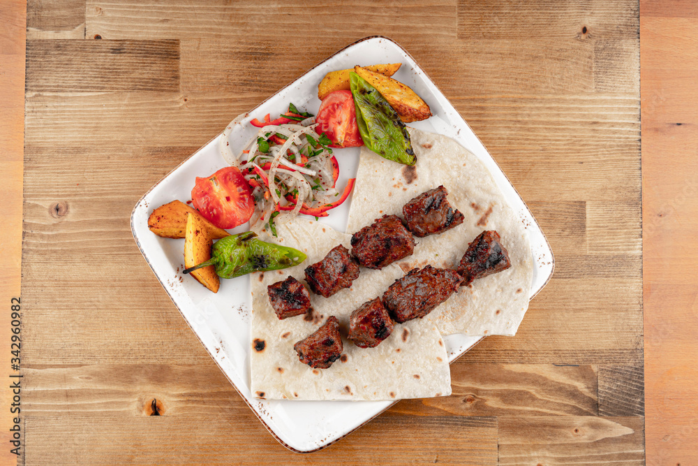 Turkish shish kebab Turkish shish kebab