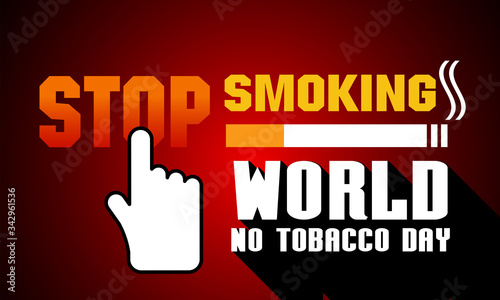 no tobacco day , no smoking, vector illustration eps 10