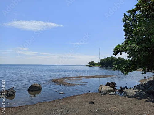 beach and sea