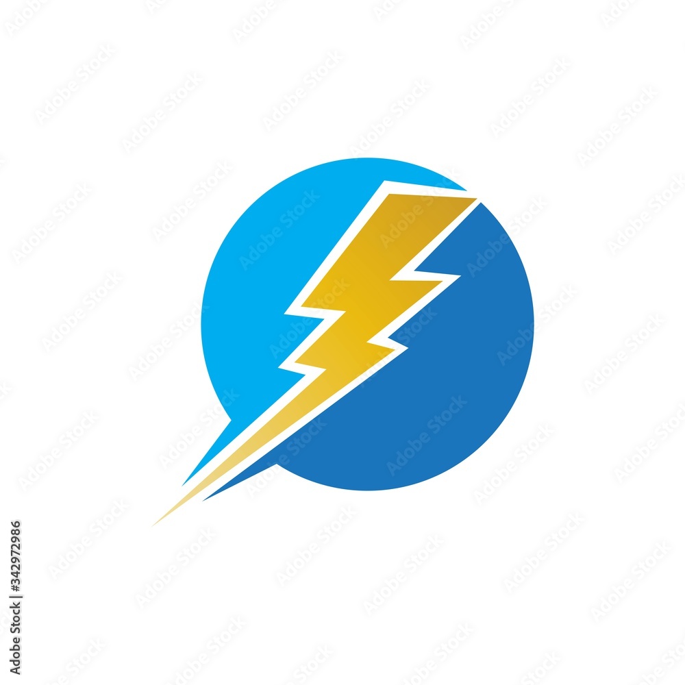 Lightning Logo Template Lightning Logo Template
