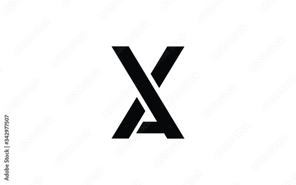 AX or XA and A, X Uppercase Letter Initial Logo Design, Vector Template AX or XA and A, X Uppercase Letter Initial Logo Design, Vector Template