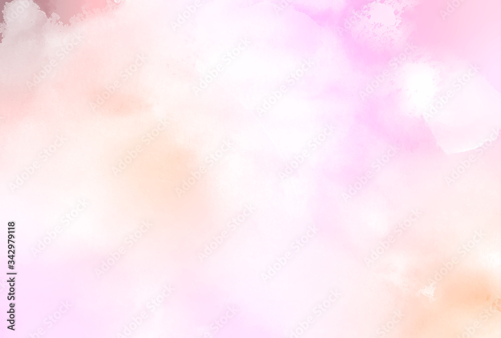 Fototapeta premium 桜 和紙 水彩 背景 