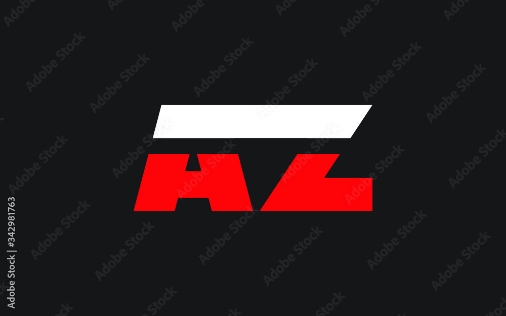 AZ or ZA and A, Z Uppercase Letter Initial Logo Design, Vector Template AZ or ZA and A, Z Uppercase Letter Initial Logo Design, Vector Template