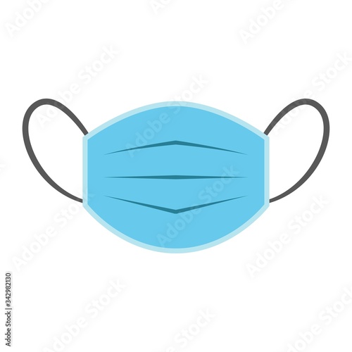 Mouth guard, Mask, Medicine Vector Icon Illustration