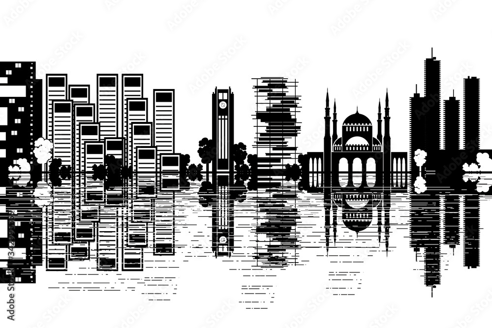 Obraz premium Beirut Skyline