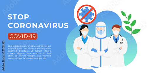 Vector illustration coronavirus COVID-19 design. Stop coronavirus COVID-19 sign, infographic, illustration, symbol vector design template. Coronavirus COVID-19 pandemic design Concepts.
