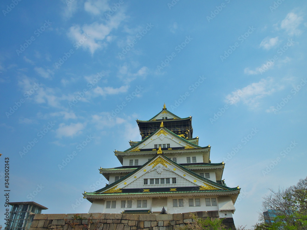 Fototapeta premium 大阪城(天守閣)
