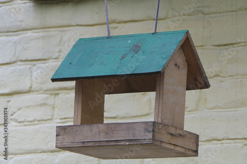 wooden bird house