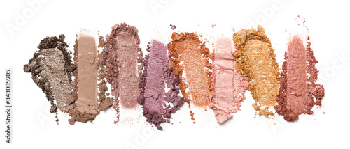 Foto Close-up of make-up swatch