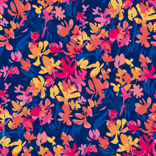 Abstract summer flower wate...
