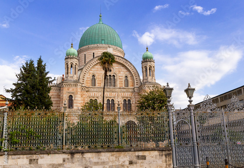 florence jewish synagogue mosque (Tempio Maggiore Israelitico di Firenze, 1848)