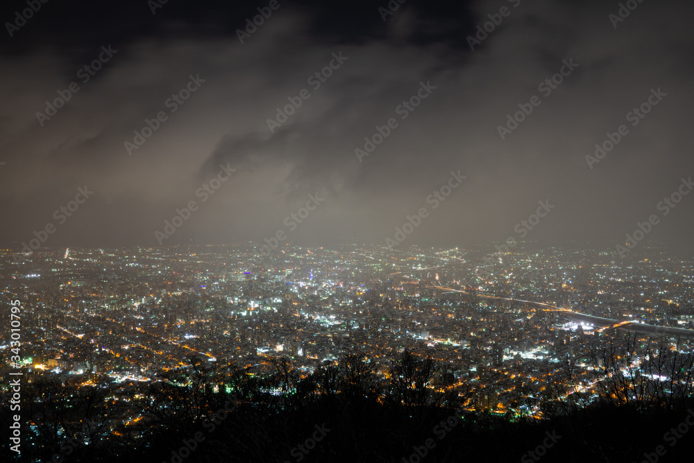 Mount Moiwa Night View Point - Spectacular View from Observation Deck