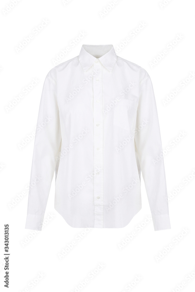 Fototapeta premium White blank classic shirt