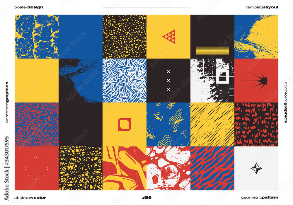 Brutalism Design Vector Cover Mockup Brutalism Design Vector Cover Mockup
