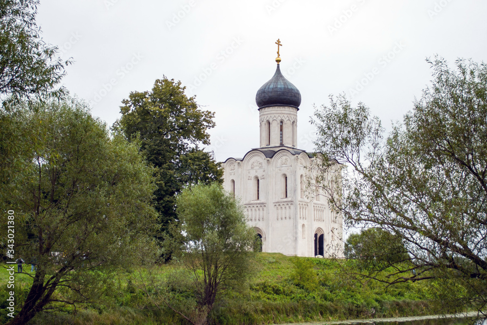 Church of the Intercession on the Nerl. Bogolubovo, Vladimir. Gold ring of Russia