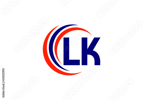 Free Download Initial Monogram Letter L  K Logo Design Vector Template. LK Letter Logo Design - GFXLoad