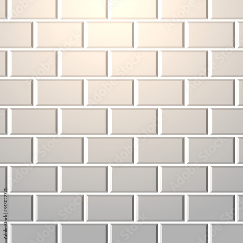 New brick empty grey wall background. Abstract pattern.