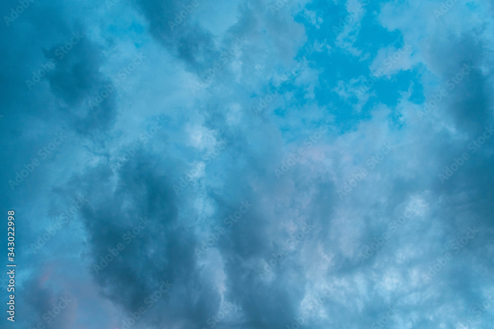 Obraz premium blue sky background