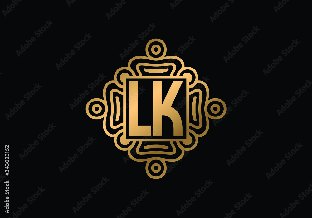 Initial Monogram Letter L K Logo Design Vector Template. LK Letter Logo Design Initial Monogram Letter L K Logo Design Vector Template. LK Letter Logo Design