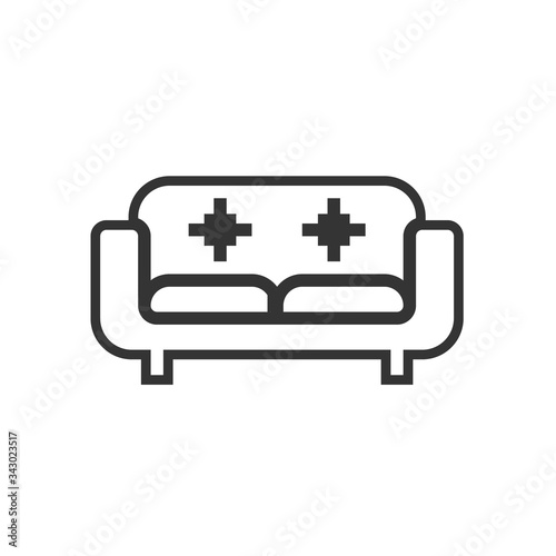 couch chair icon vector illustration design