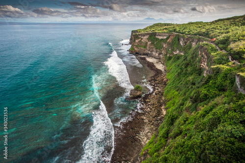 Uluwatu cliff ocean, Bali
