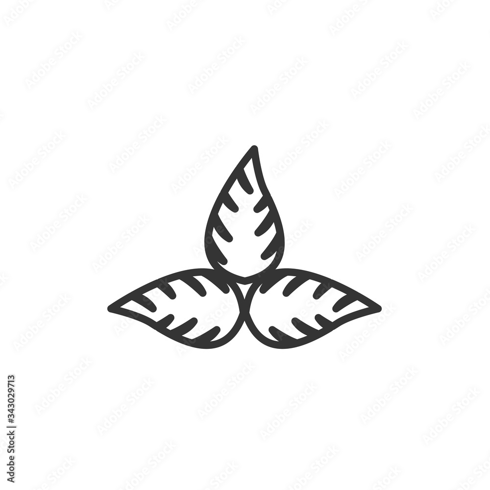 leaves icon vector illustration design leaves icon vector illustration design