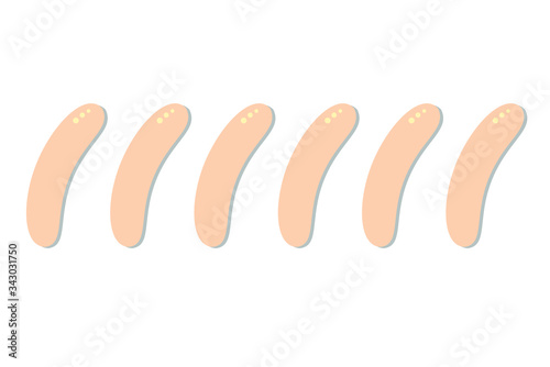ソーセージのイラスト