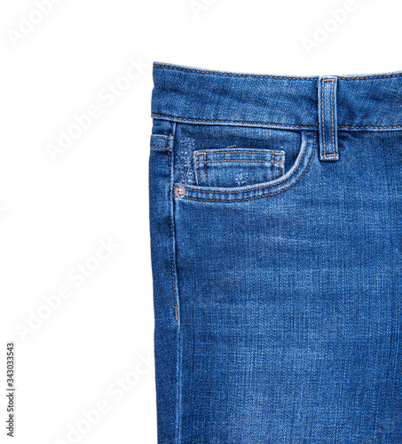 Blue jeans isolated