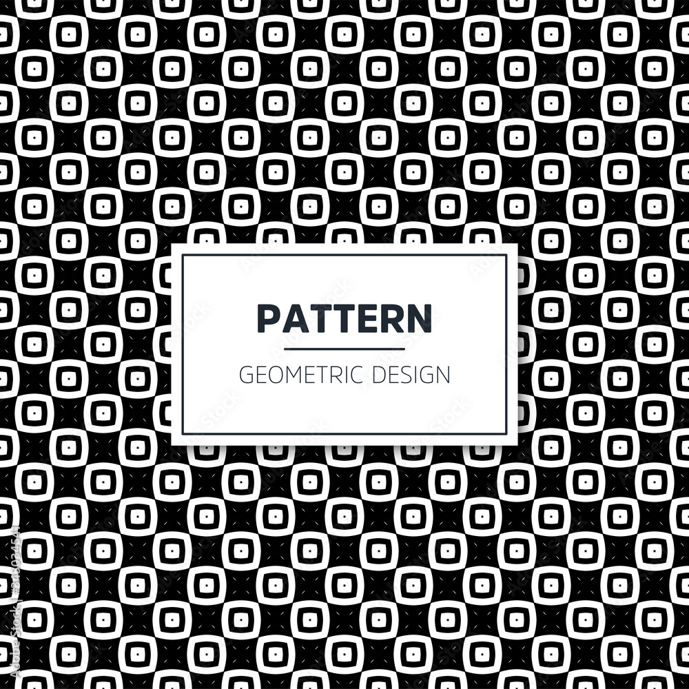 Seamless geometric pattern in op art design Seamless geometric pattern in op art design