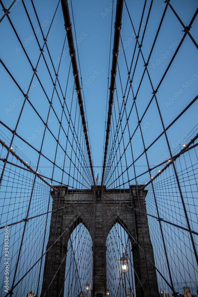 Obraz premium Brooklyn Bridge w Nowym Jorku