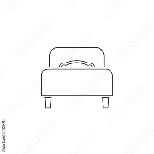 bed icon vector illustration design © LiveLove