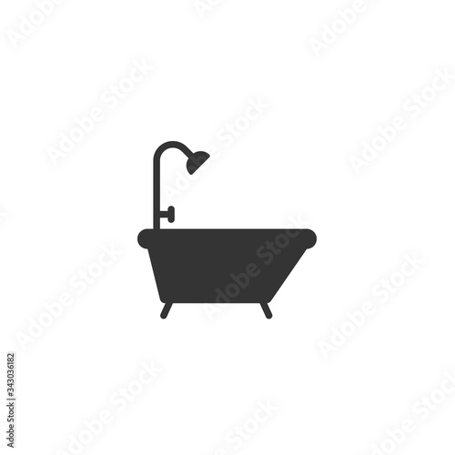 bath tub icon vector illustration design