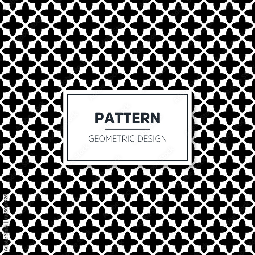 Seamless geometric pattern in op art design
