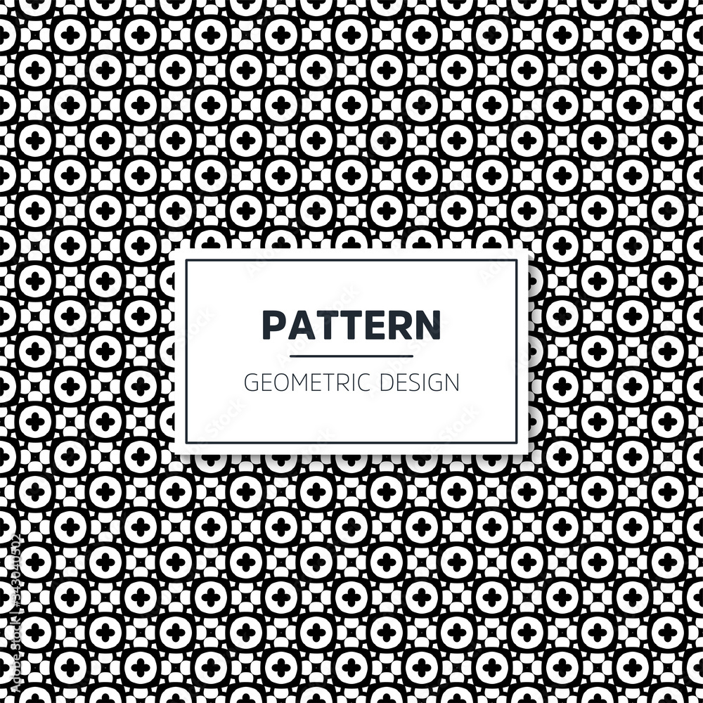 Seamless geometric pattern in op art design