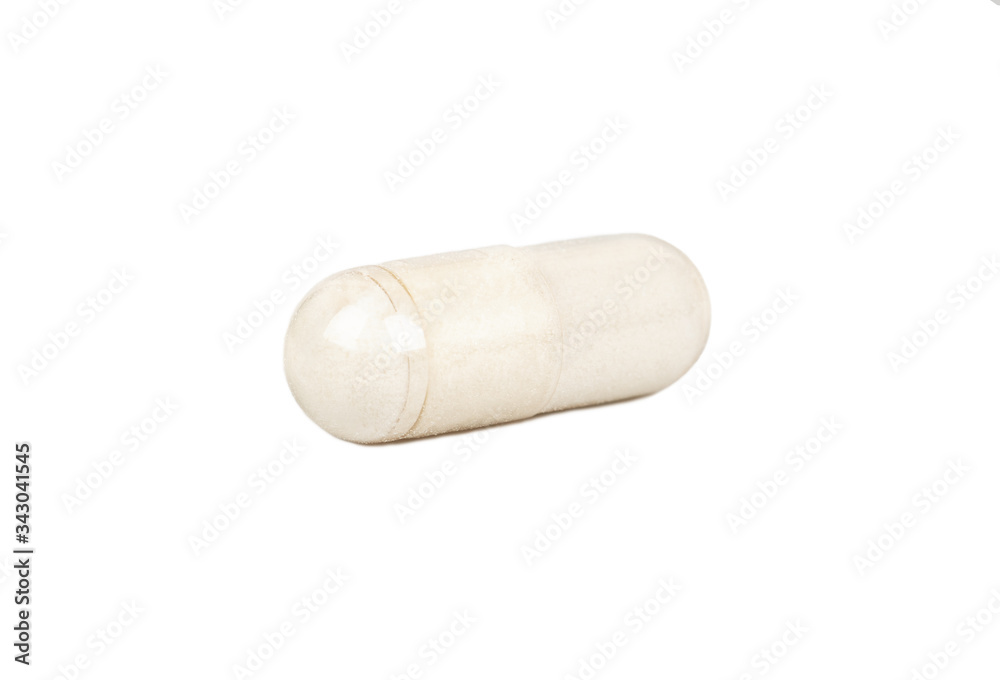 Medical capsules isolate Medical capsules isolate
