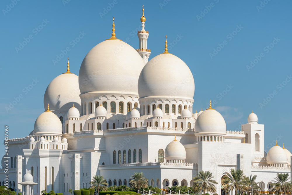 Fototapeta premium Grand Mosque in Abu Dhabi, UAE