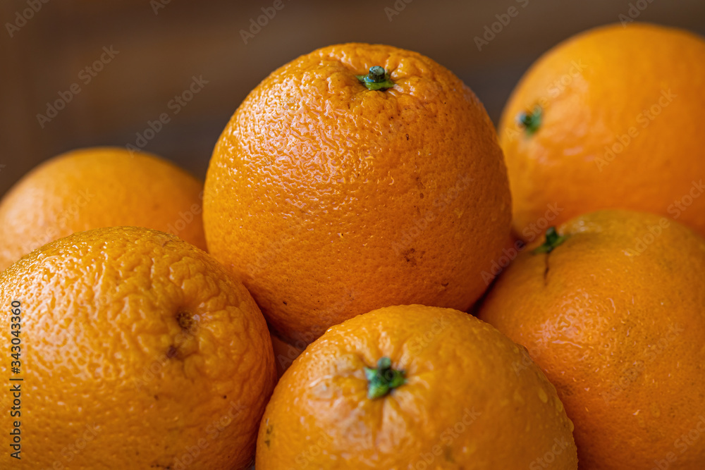 Oranges ready for sale. Juice of oranges.Macro shot Oranges ready for sale. Juice of oranges.Macro shot