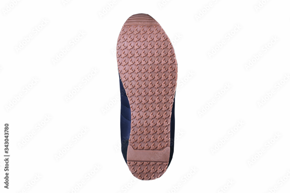 Rubber sole of a shoe with a geometric pattern. Rubber sole of a shoe with a geometric pattern.