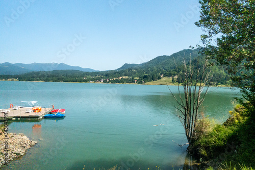 Beautiful view of Colibita Lake - Bistrita Nasaud County, Romania