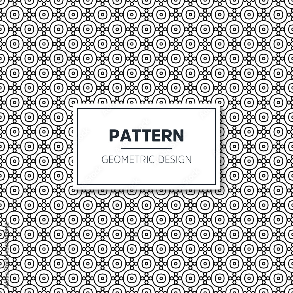 Seamless geometric pattern in op art design Seamless geometric pattern in op art design