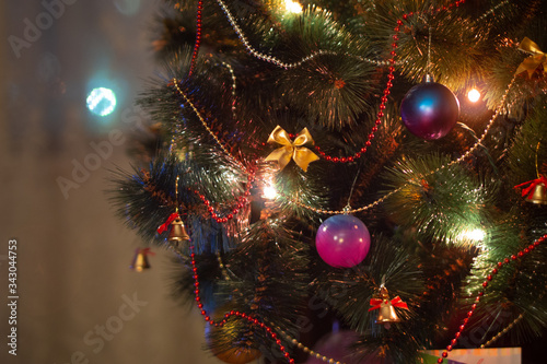 christmas tree with decorations