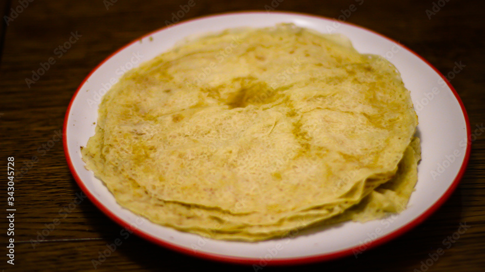 Thin Pancakes On A Flat Plate