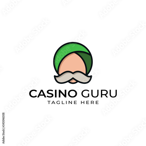 Modern Professional Logo Design, casino or poker with guru or tradition