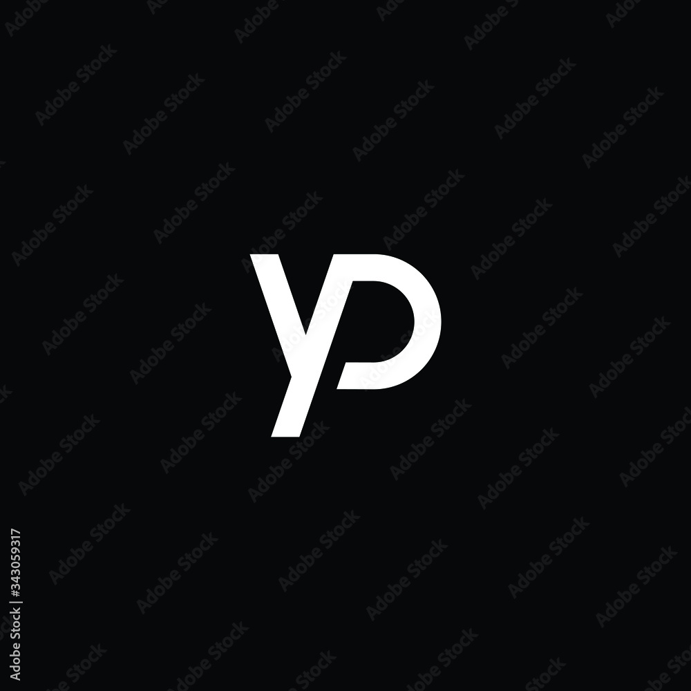 Minimal elegant monogram art logo. Outstanding professional trendy awesome artistic YD DY initial based Alphabet icon logo. Premium Business logo White color on black background Minimal elegant monogram art logo. Outstanding professional trendy awesome artistic YD DY initial based Alphabet icon logo. Premium Business logo White color on black background