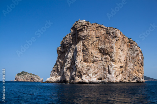 Mediterranean sea and Capo Caccia, Sardinia