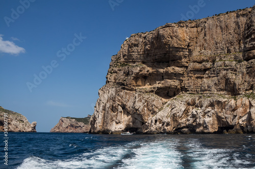 Cliffs and island Isola Foradada, Sardinia © yassmin